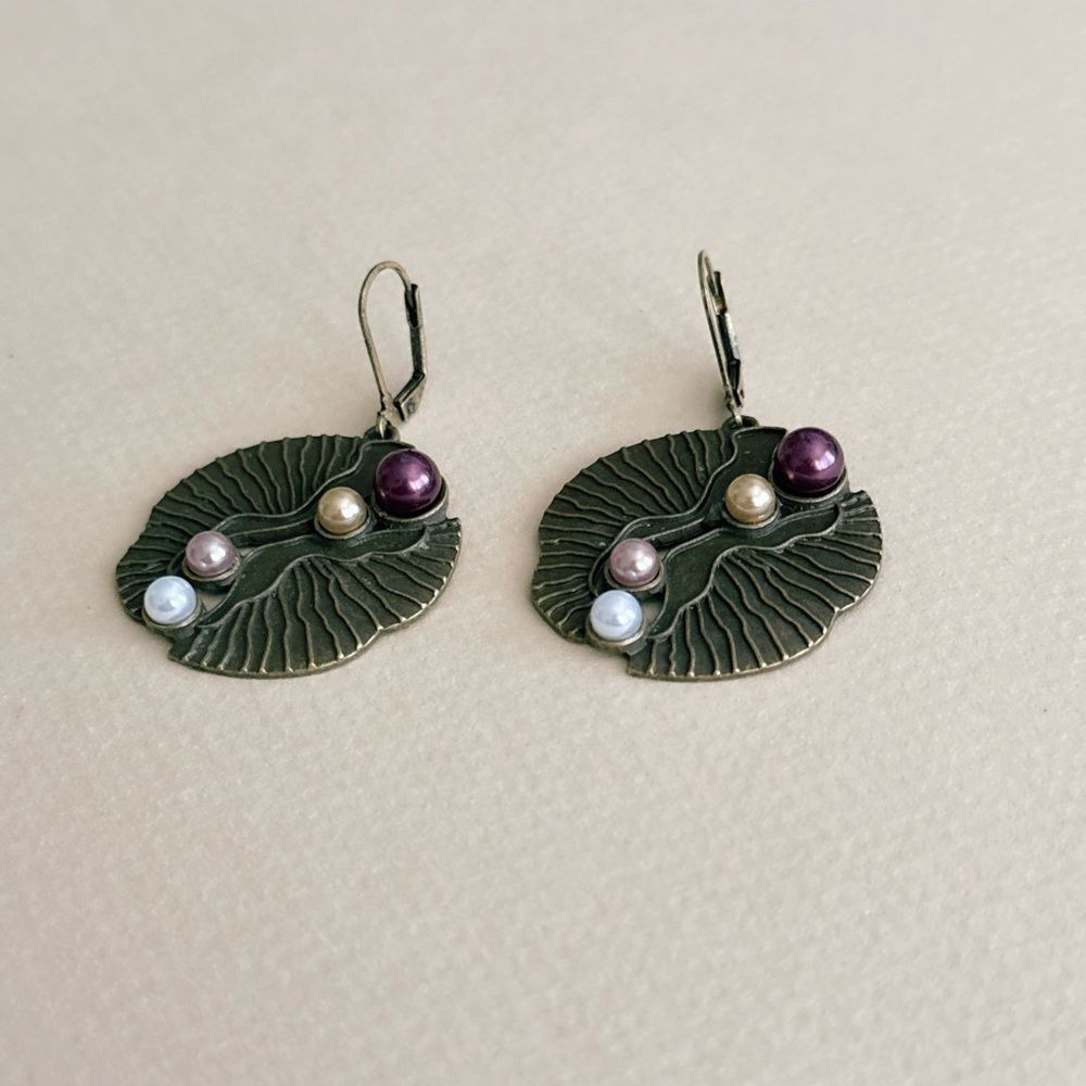 Boho dangle Earrings #2328 - Picture 4 of 5
